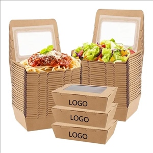 30oz Kraft Paper Out Food Containers with Window